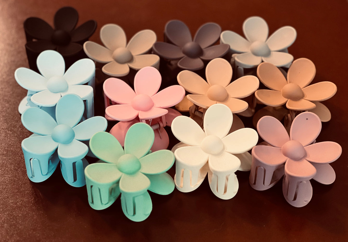 Flower Claw Clips