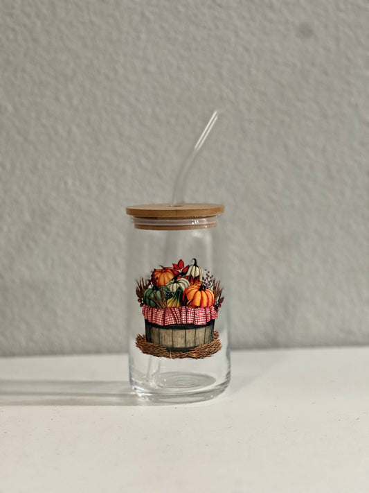 Basket with Pumpkins